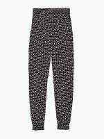 All over print viscose harem trousers