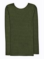 Oversized jumper with back lacing