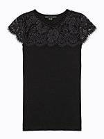 Top with lace detal