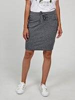 Marled mini skirt