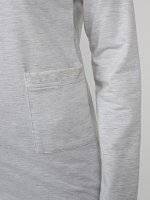 Longline sweatshirt with pockets