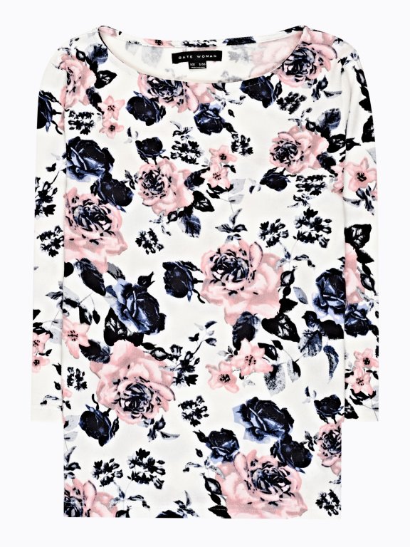 Floral print top