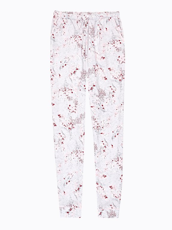 Floral print pyjama bottom