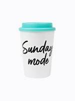 Plastic cup with message print