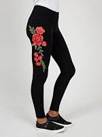 Leggings with floral print