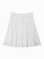 Marled a-line skirt
