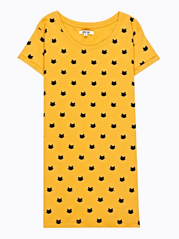 Kitty print t-shirt