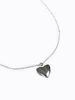 Opening heart pendant necklace