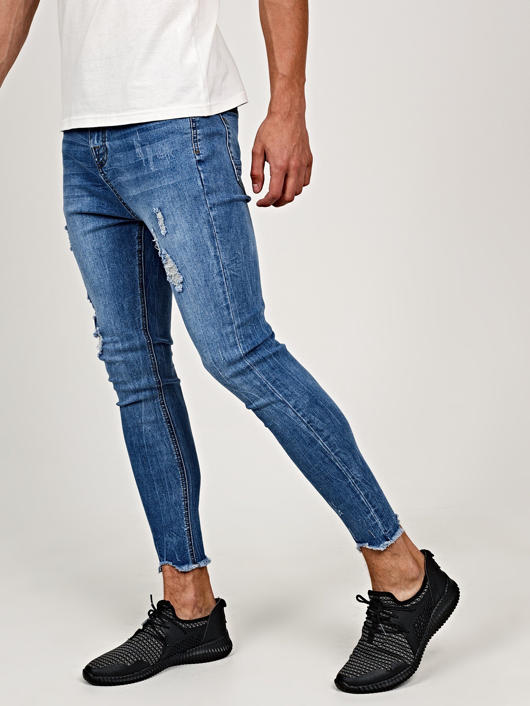 h&m straight high waist jeans