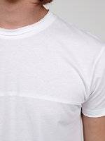 Longline t-shirt with asymmetrical hem