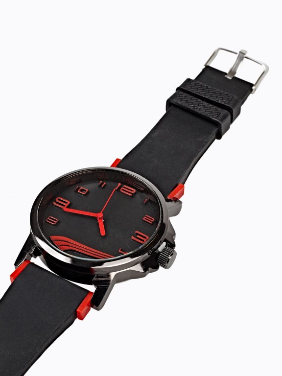 WATCH WITH SILICONE STRAP