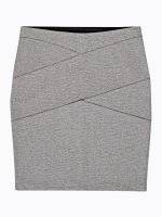 Paneled bodycon skirt