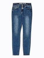Basic skinny jeans in mid blue wash