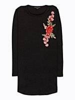 Jumper with floral embroidery