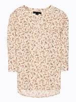 Floral print viscose blouse