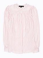 Striped viscose blouse