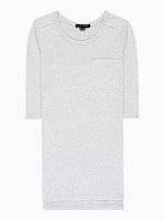 LONGLINE T-SHIRT WITH CHEST POCKET