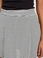 Striped skater skirt with pockets
