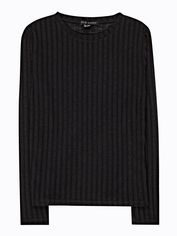 Basic rib-knit jumper