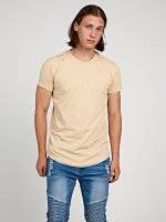 Distressed longline t-shirt