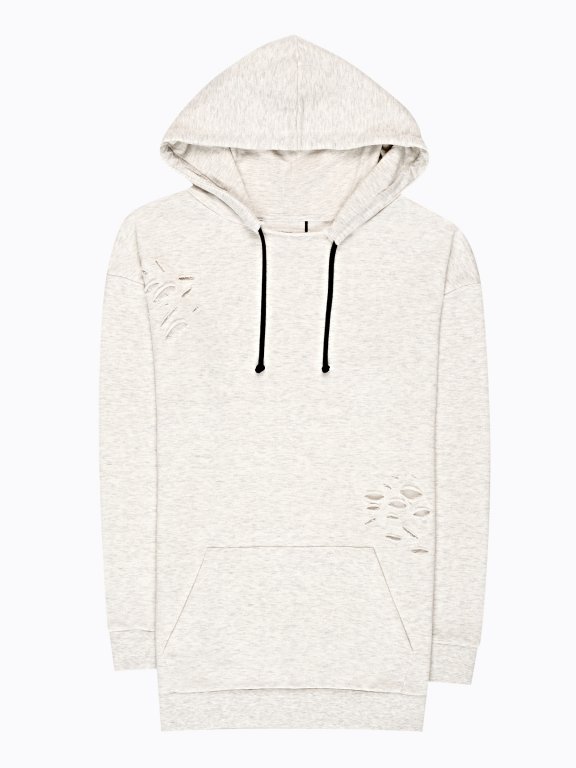 Distressed hoodie