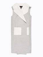 Pile lined combined waistcoat