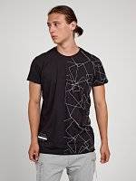 Longline t-shirt with  print