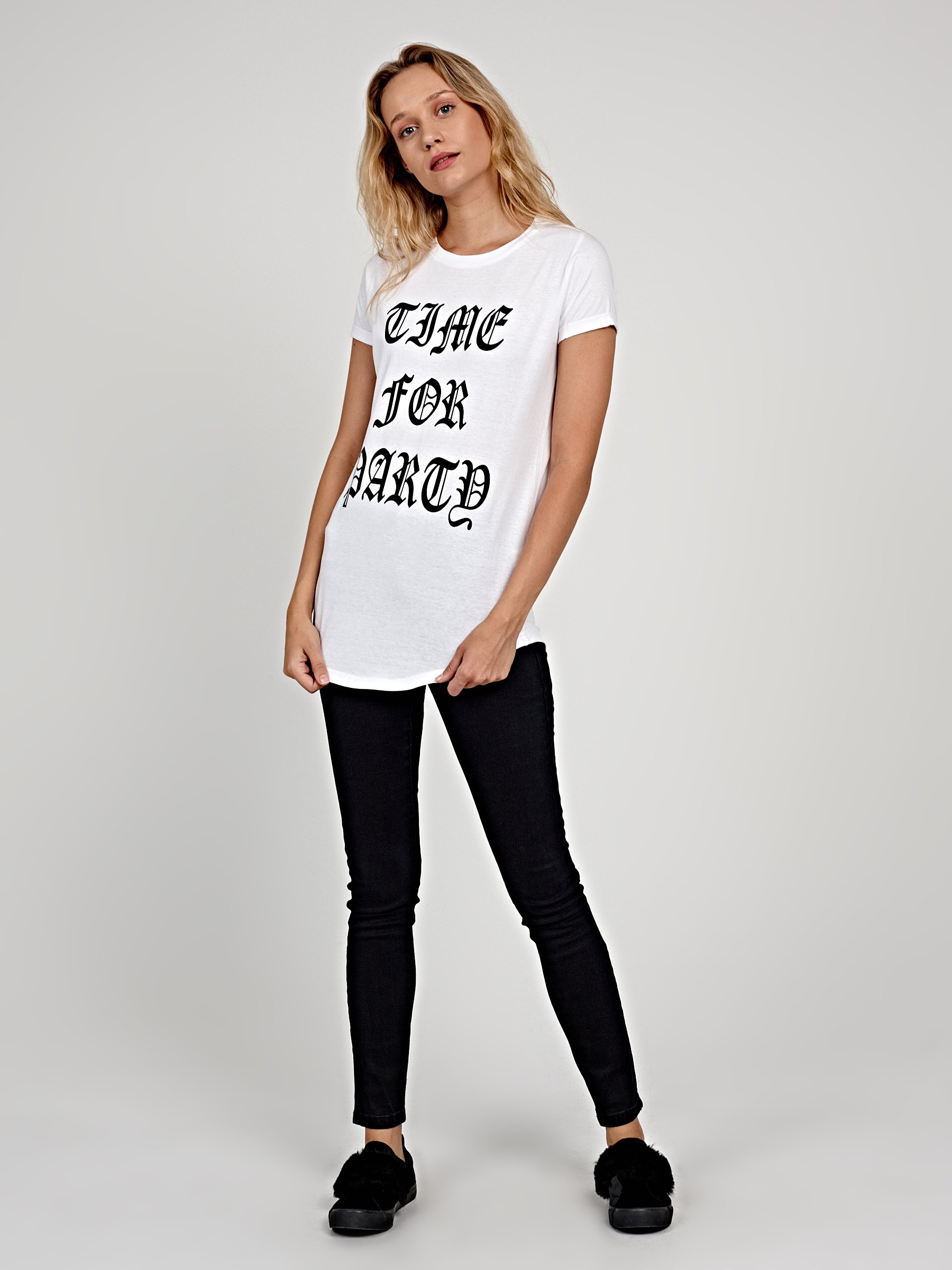 Message print boyfriend t-shirt | GATE