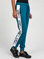 SWEATPANTS WITH CONTRAST SIDE TAPE