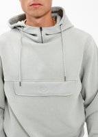 Hoodie with chest flap