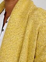 Longline cardigan in wool blend