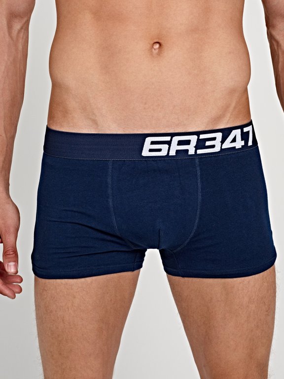 Boxers with print on waistband