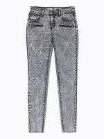 Skinny jeans in grey wash