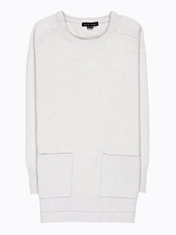 LONGLINE JUMPER WITH POCKETS