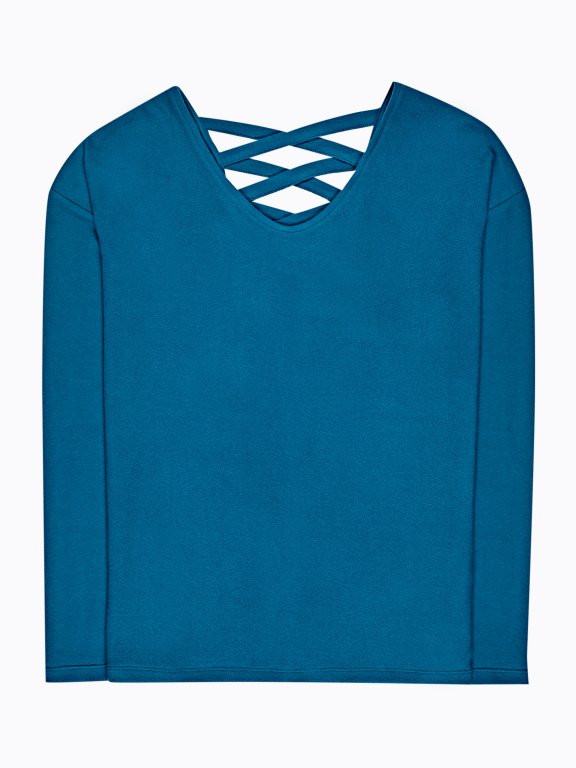 Basic jumper with back lacing
