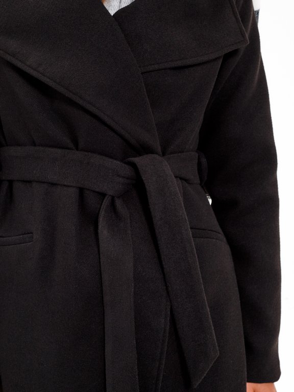 Duster coat with belt