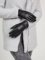 FAUX LEATHER GLOVES