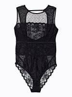 MESH AND LACE TEDDY