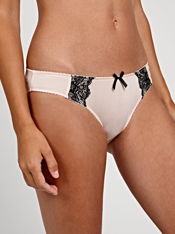 Panties with lace detail