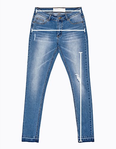Distressed straight slim fit jeans
