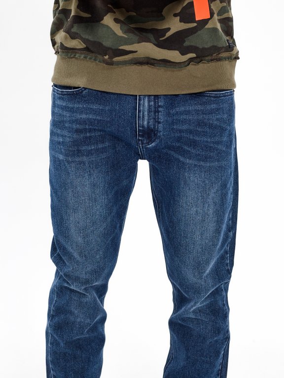 Basic jeansy straight slim fit