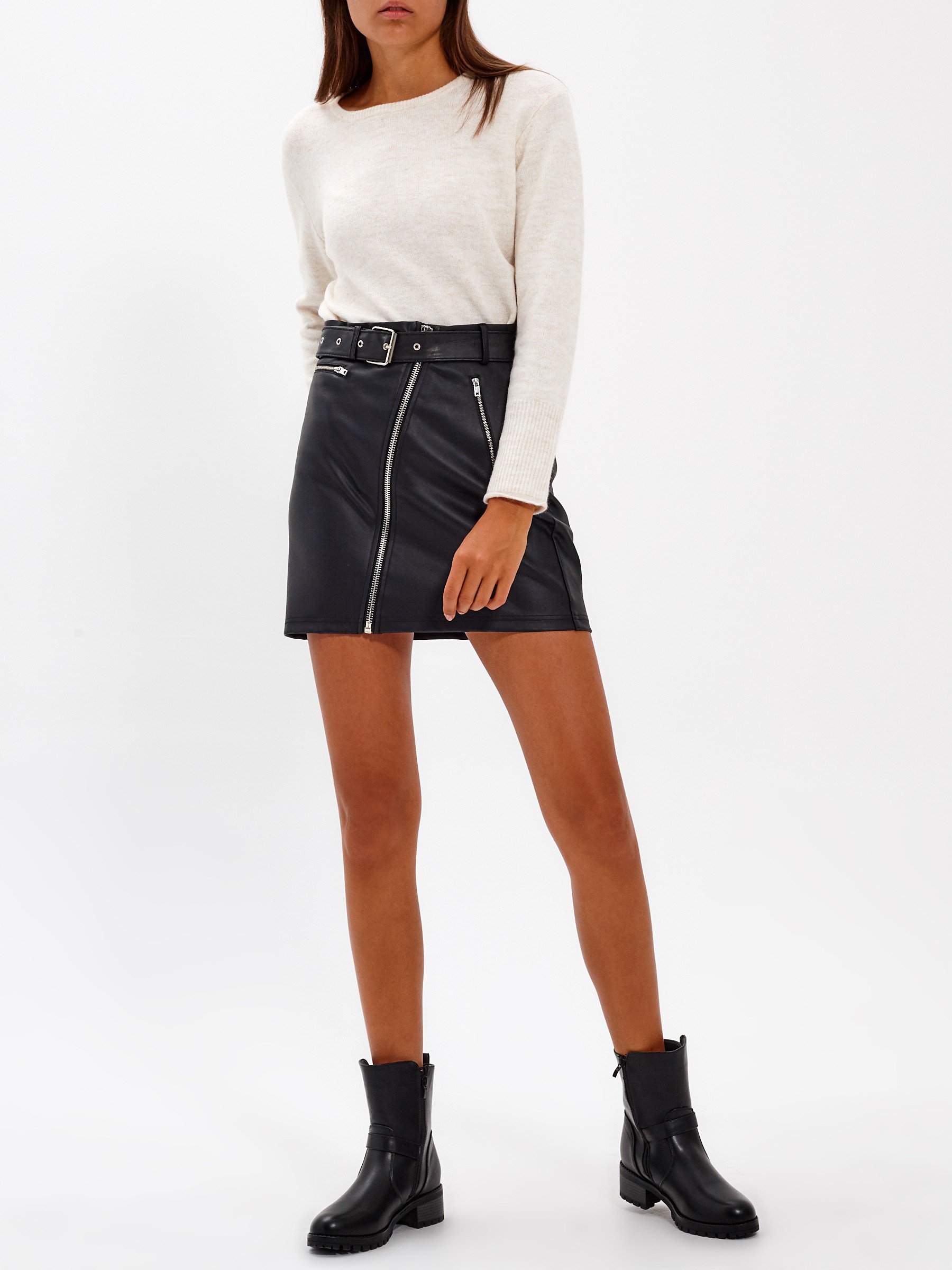 Leather Mini Skirt | escapeauthority.com