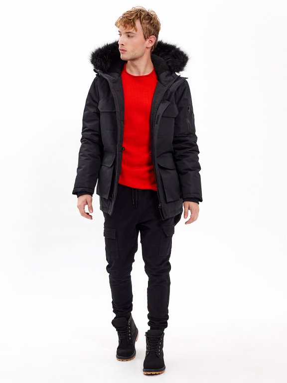 PADDED PARKA WITH HOOD