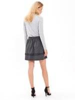 SKIRT WITH RUFFLE DETAIL