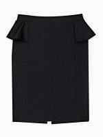 BODYCON SKIRT WITH RUFFLE