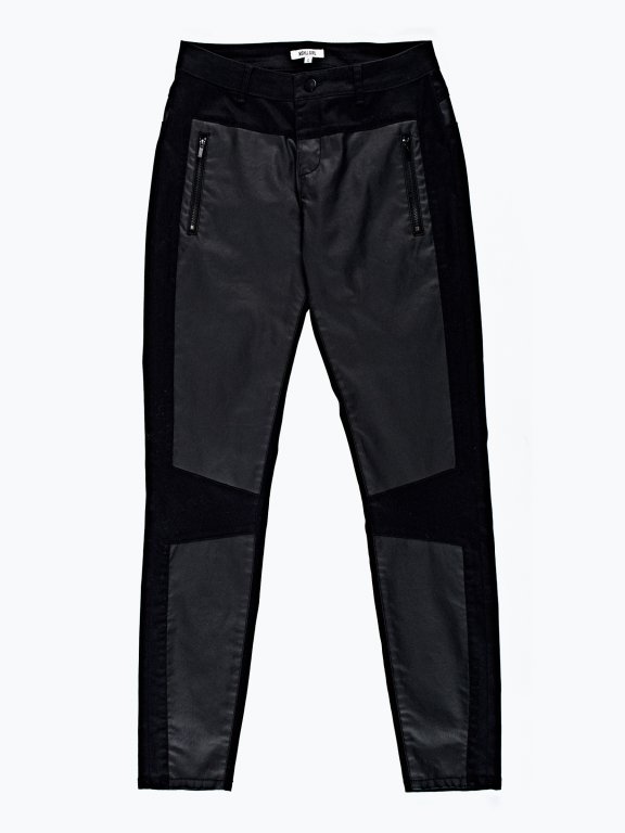 Combined skinny trousers