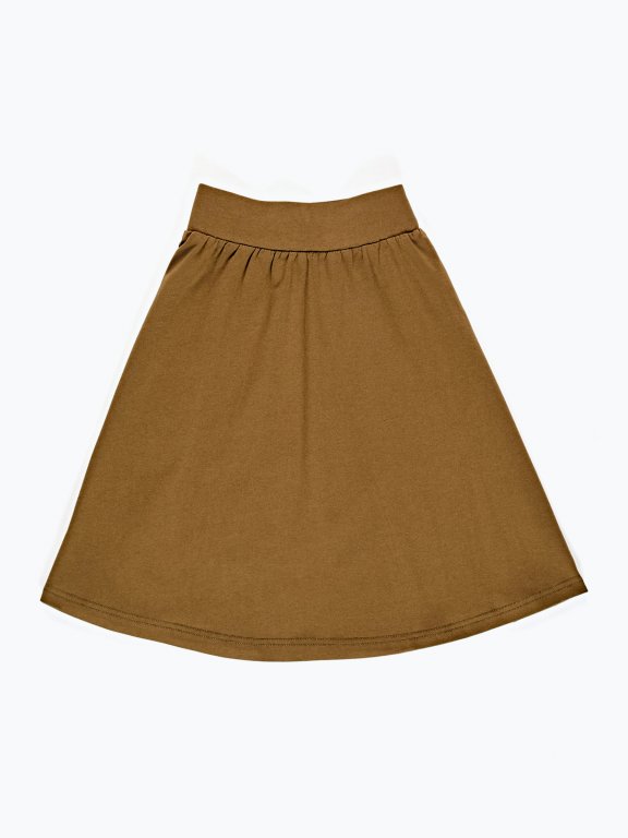 A-line basic skirt