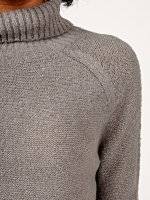 Marled roll neck sweater