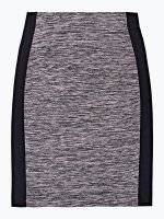 Paneled pencil skirt