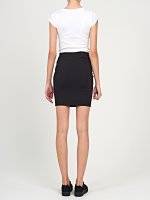 Paneled pencil skirt